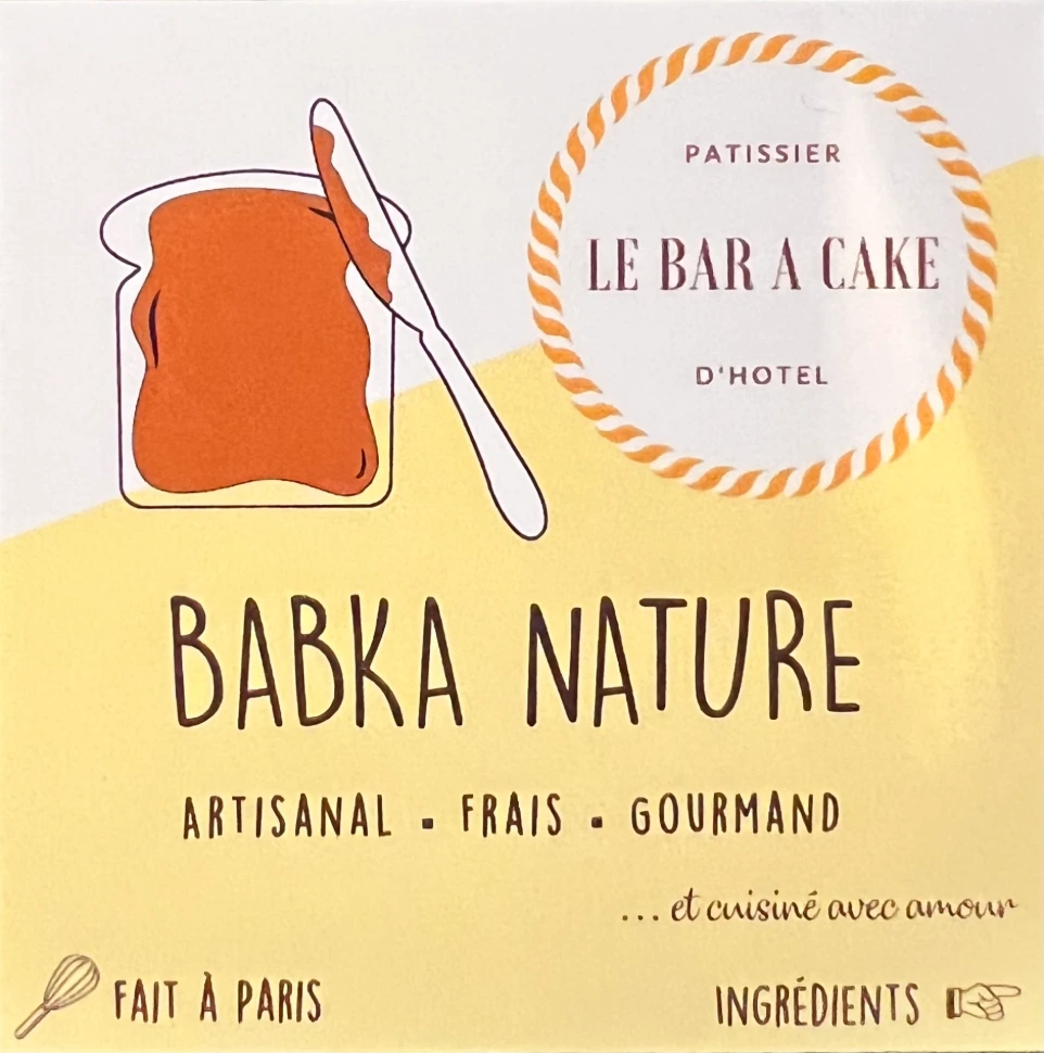 Affichette babka nature