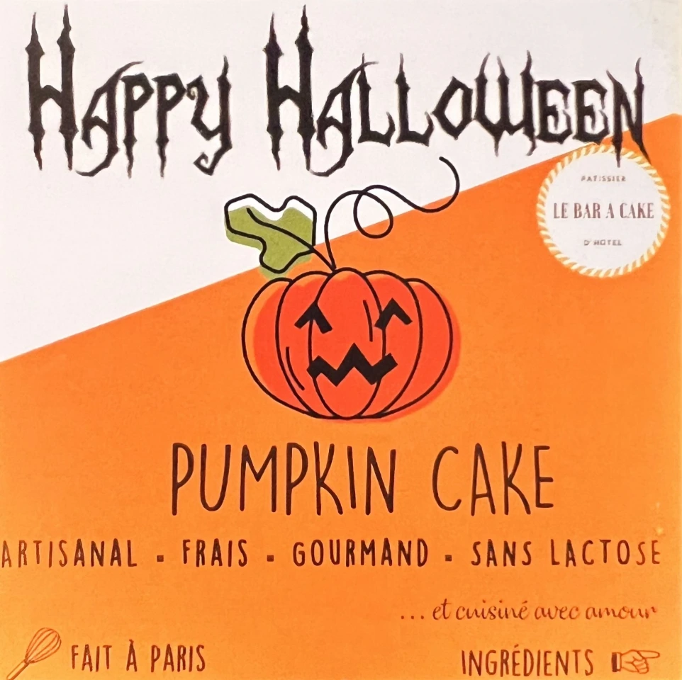 Affichette cake pumpkin (halloween)