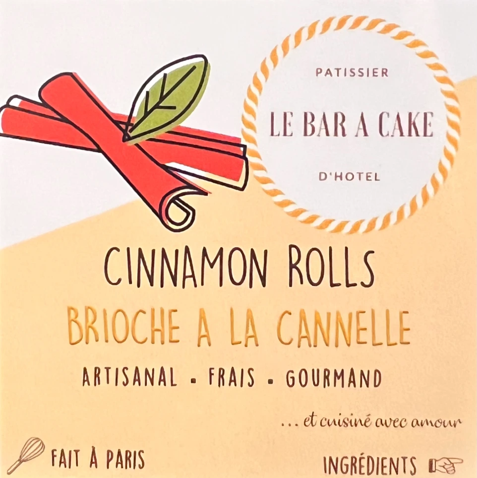 Affichette cinnamon rolls