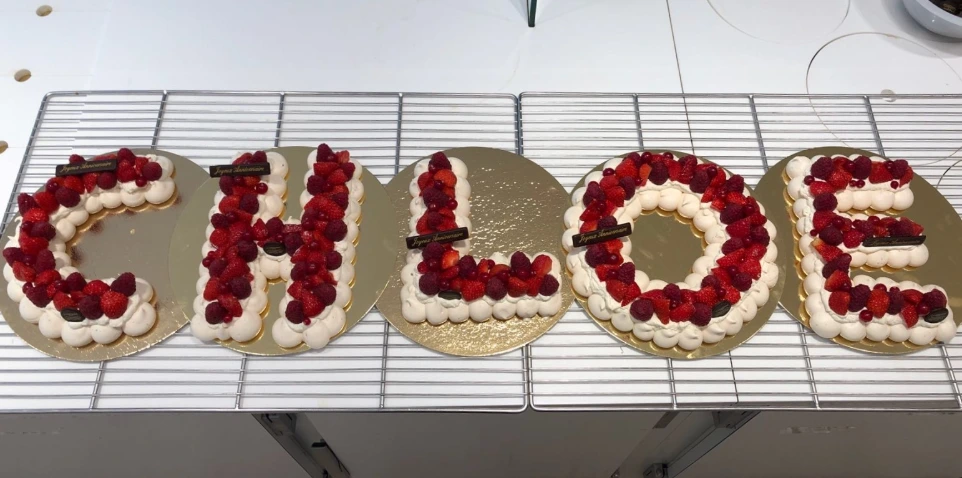 Letter cake sur mesure (8 pers.)