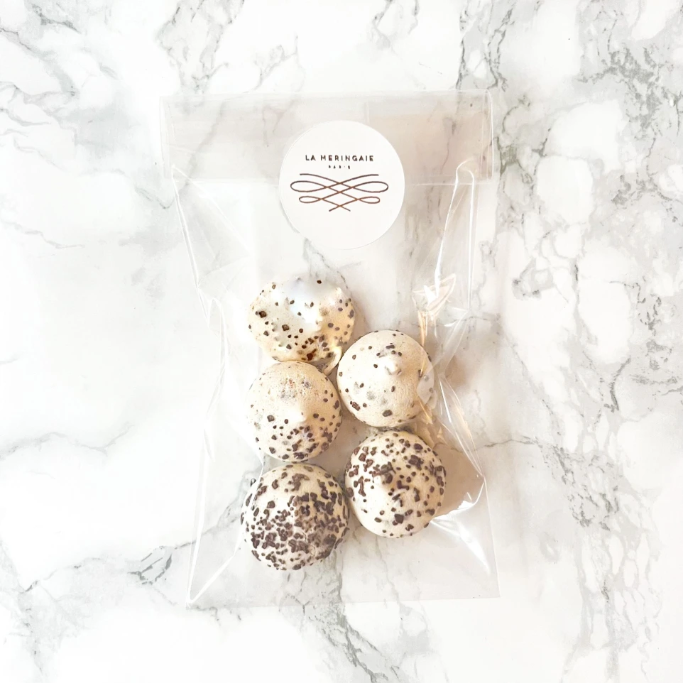 Meringuettes copeaux choco - sachet 5 pièces