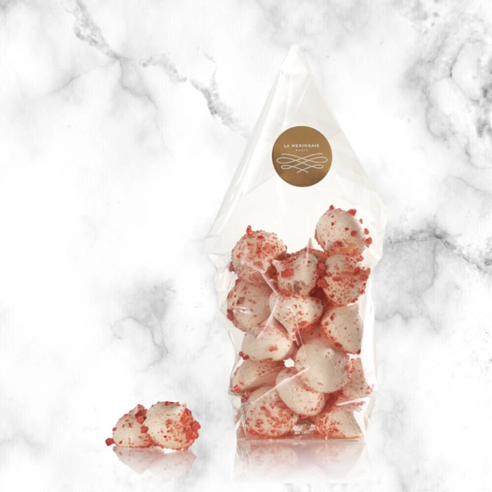 Meringuettes praline rose - sachet 40g