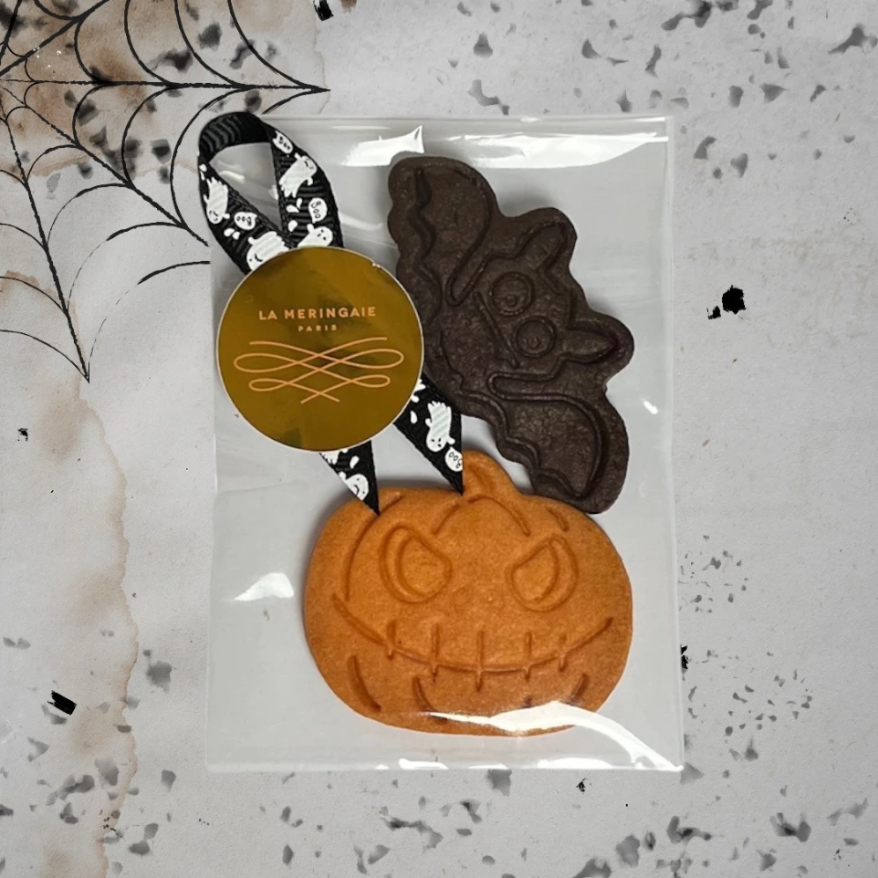Sachet 2 biscuits halloween - UNIQUEMENT EN LIVRAISON LES 22 et 29 OCT