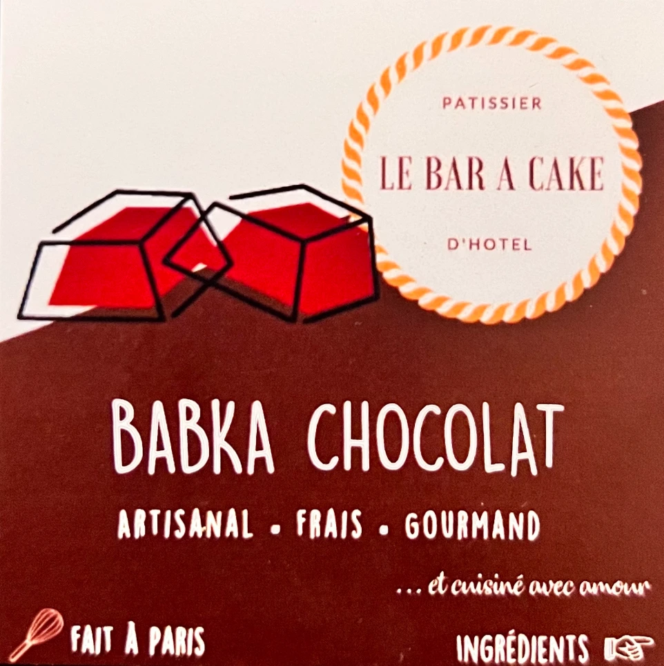Affichette babka chocolat